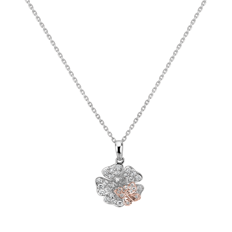 Diamond pendant Flower Star