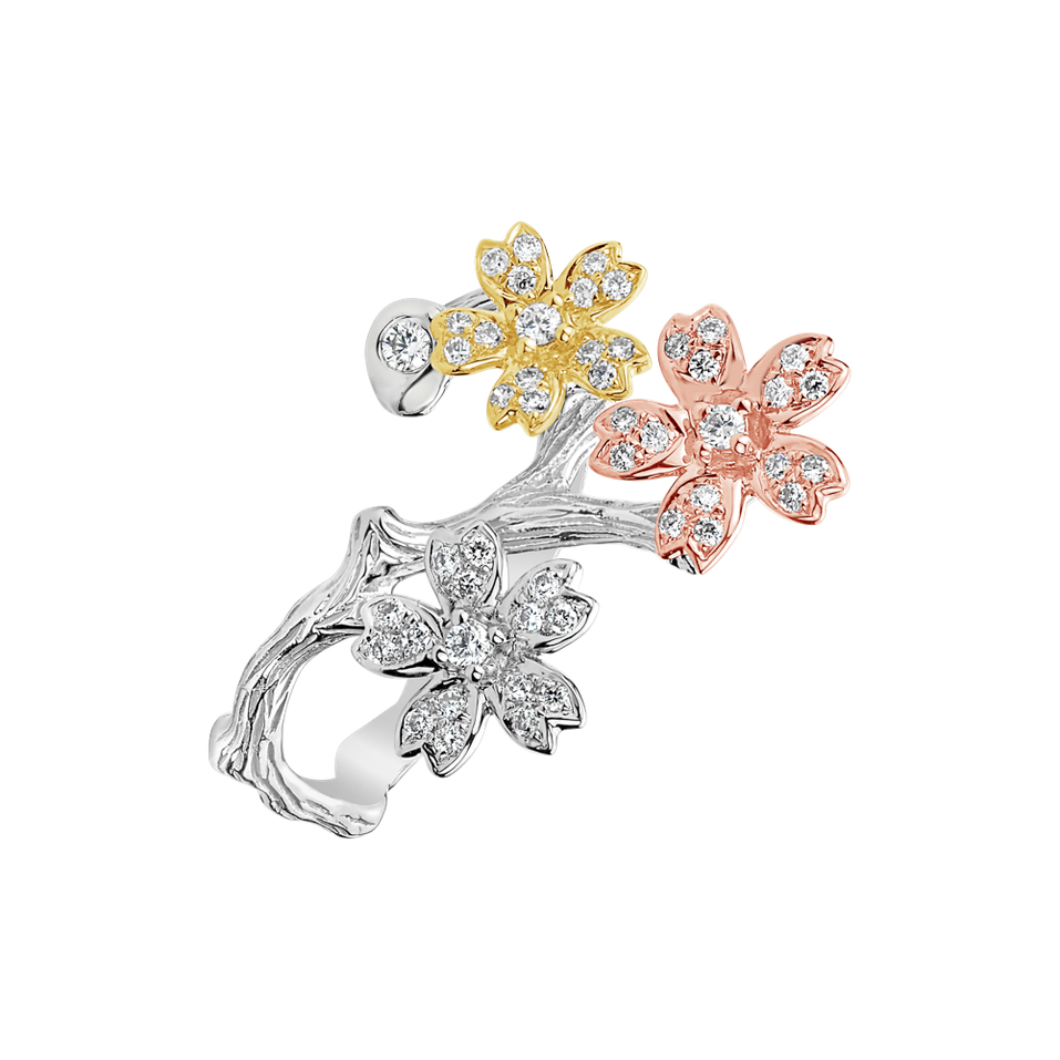 Diamond ring Flower Feeling