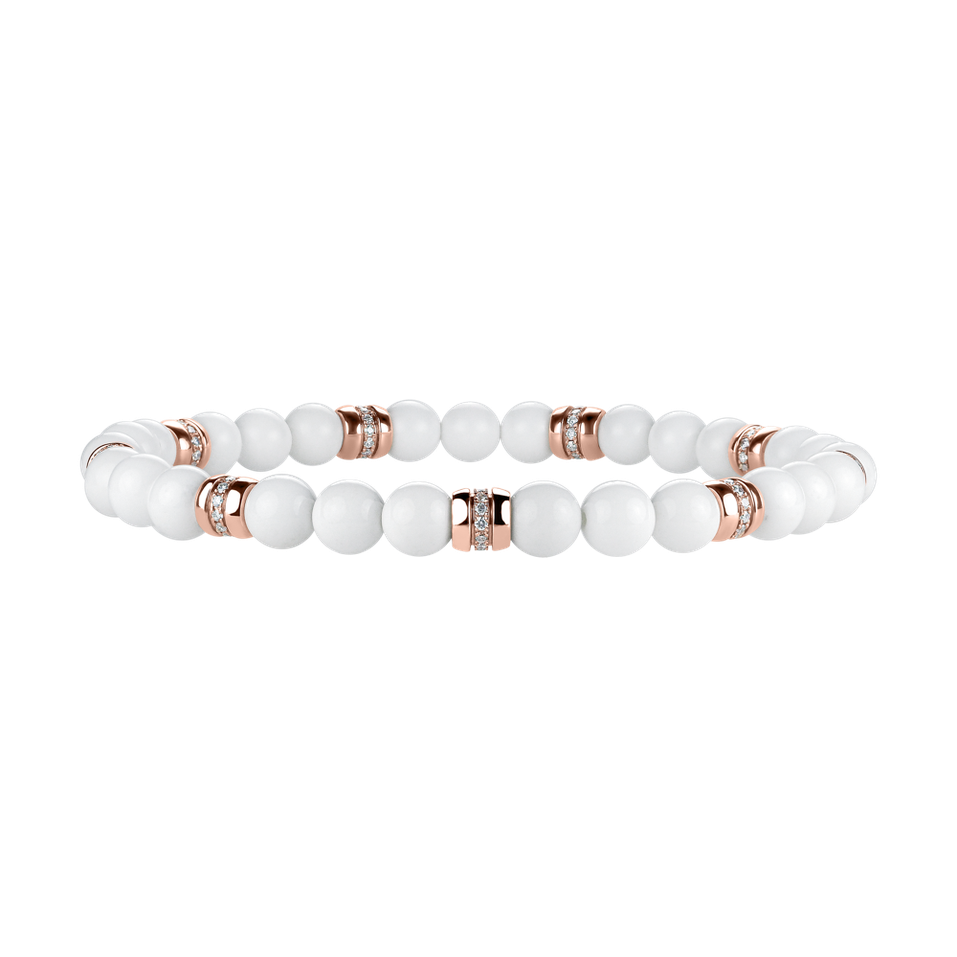 Diamond braclet with Agate Neverending Style