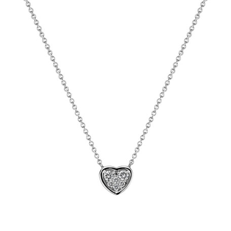 Diamond necklace Moon Love