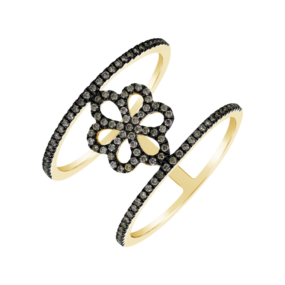 Diamond ring Glamour Flower