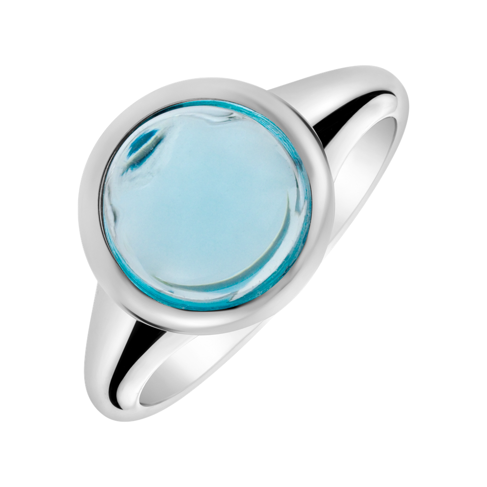 Ring with Topaz Sky Bonbon