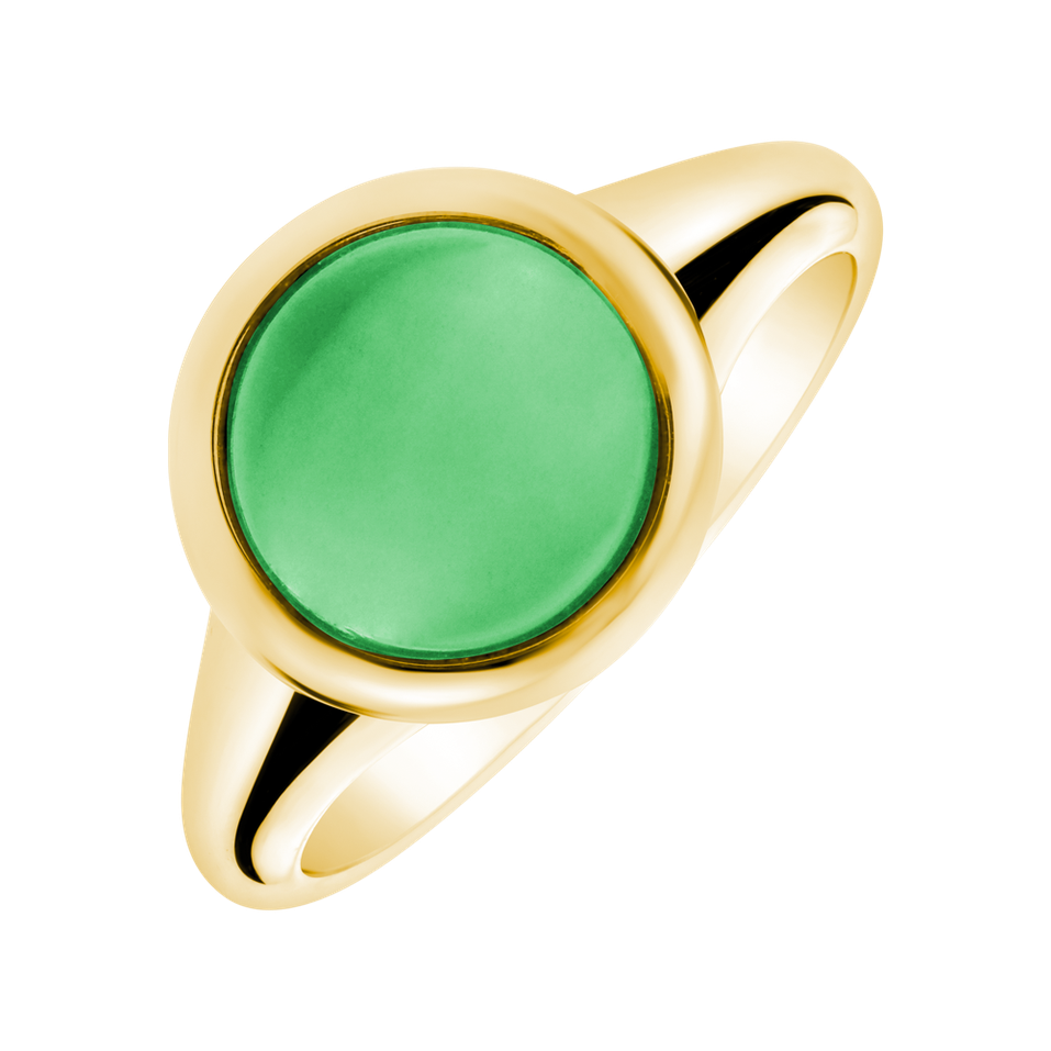 Ring with Chrysoprase Bonbon