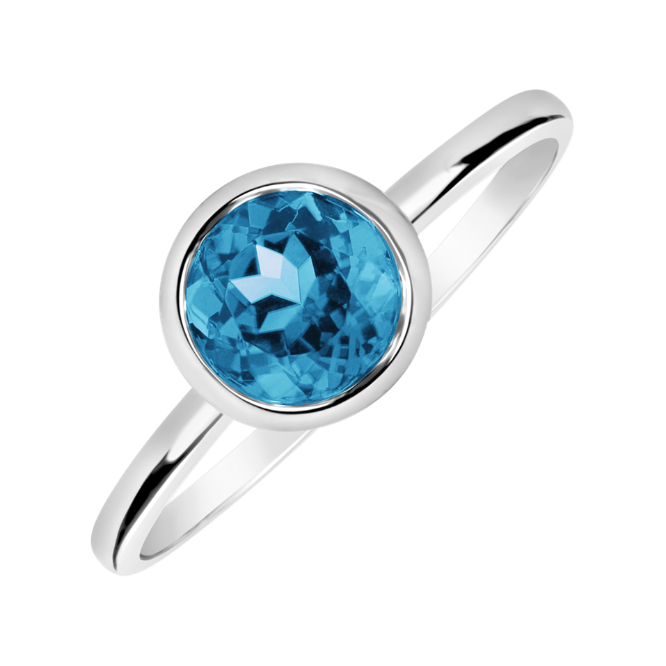 Ring with Topaz Swiss Bonbon