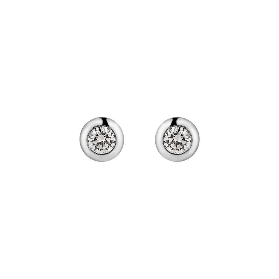 Diamond earrings Glittering Dot