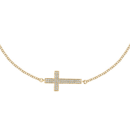 Diamond bracelet Cross