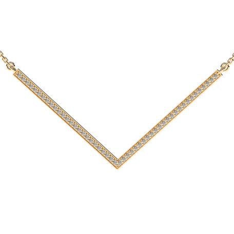 Diamond necklace Victory Line