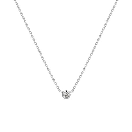 Diamond necklace Sparkling Drop