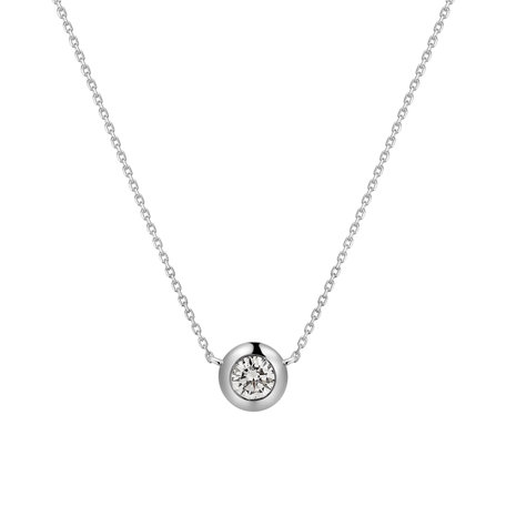 Diamond necklace Sparkling Drop