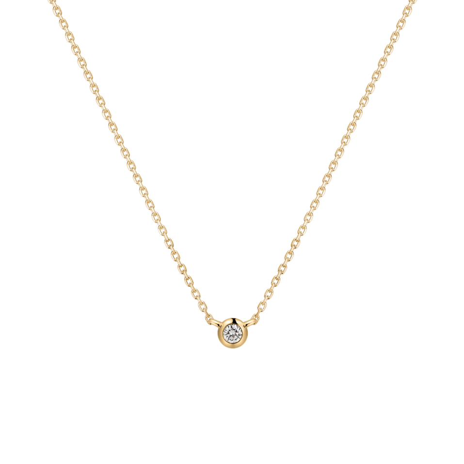 Diamond necklace Sparkling Drop