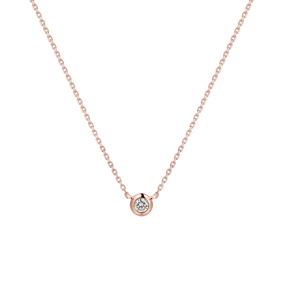 Diamond necklace Sparkling Drop