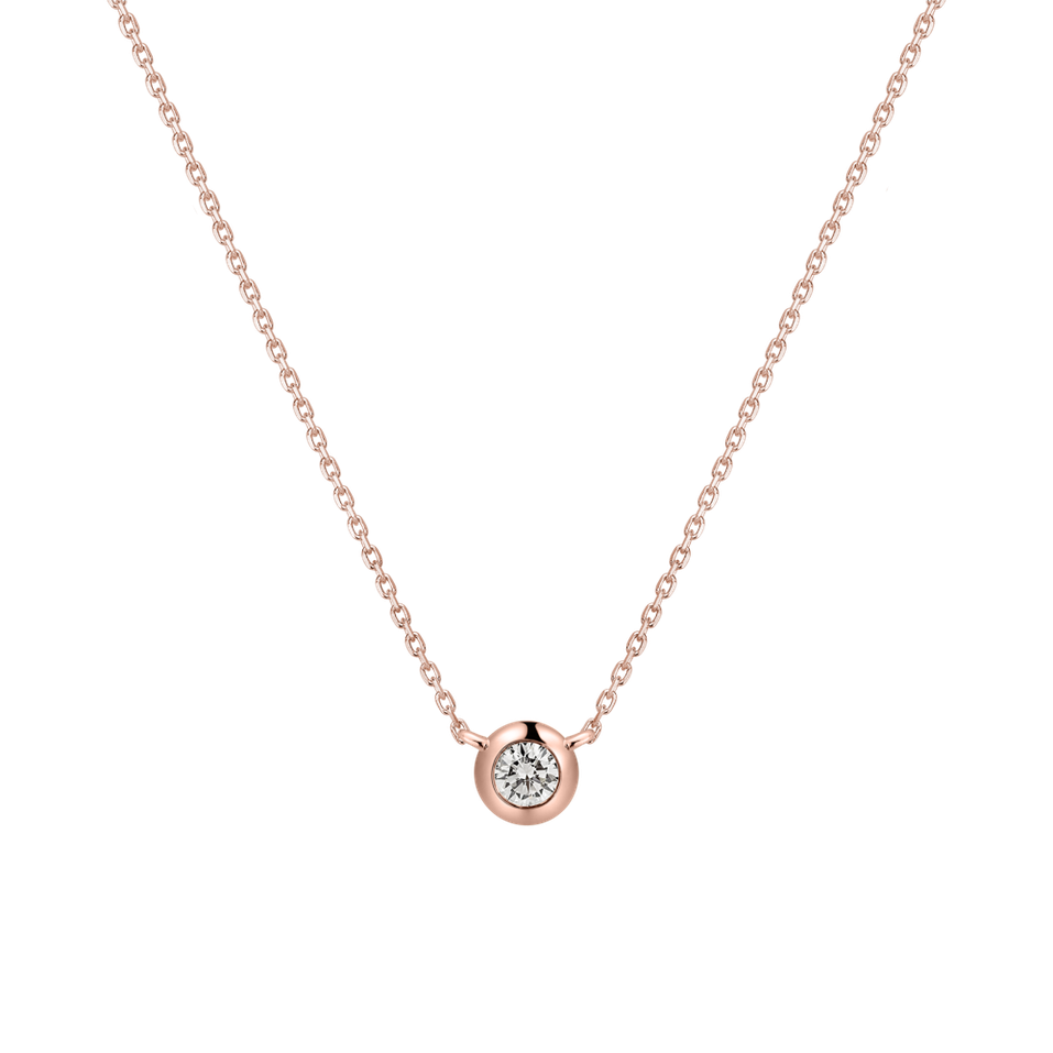 Diamond necklace Sparkling Drop