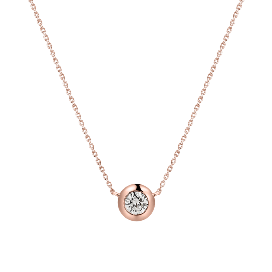 Diamond necklace Sparkling Drop