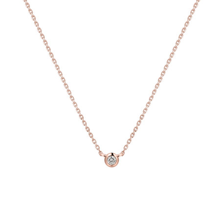 Diamond necklace Sparkling Drop