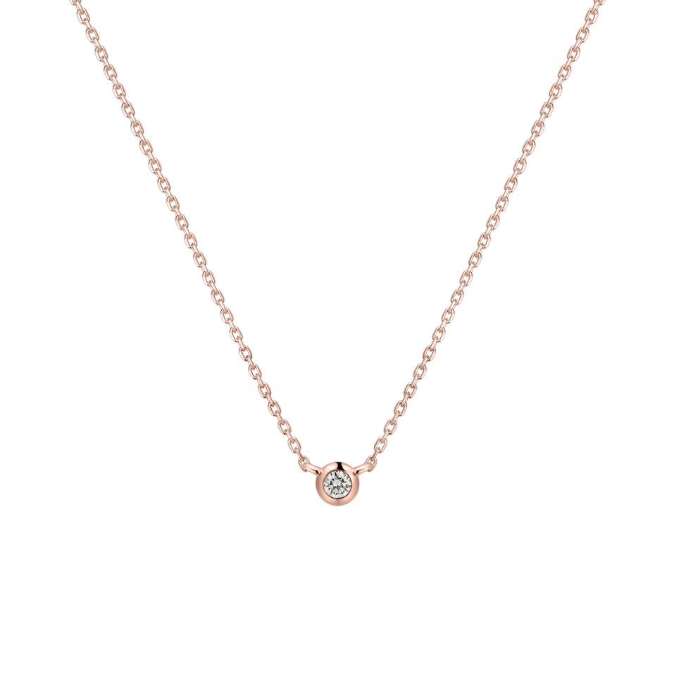 Diamond necklace Sparkling Drop