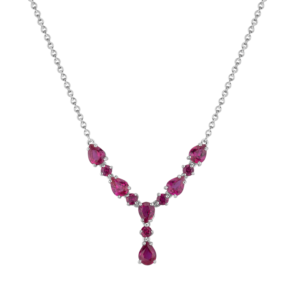 Necklace with Ruby Deflagration