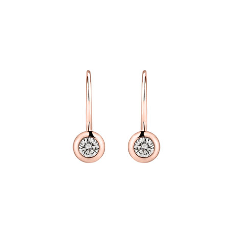 Diamond earrings Sparkling Drops