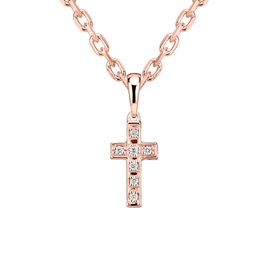 Diamond pendant Small Cross