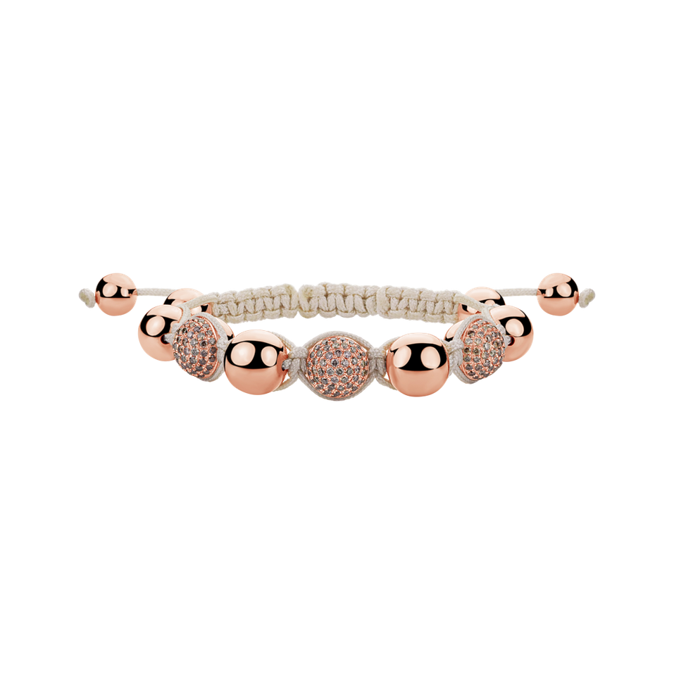 Bracelet with brown diamonds Endless Bubbles