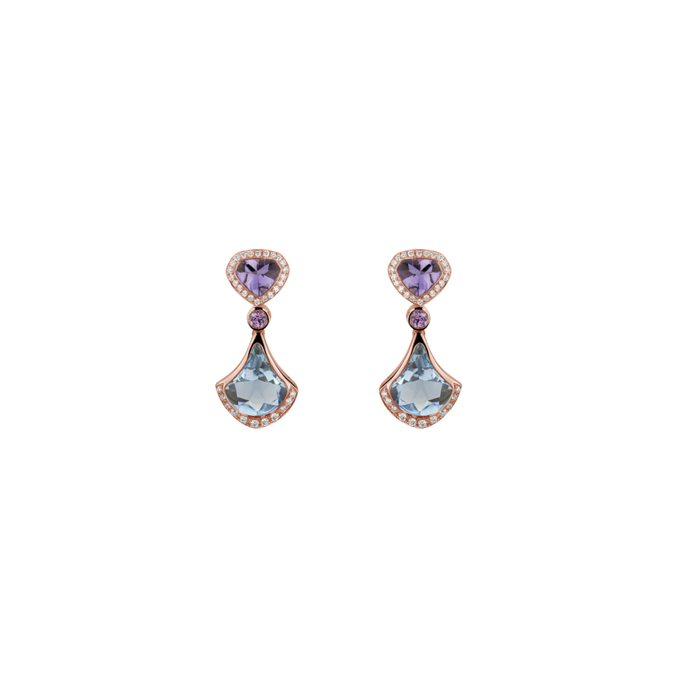 Diamond earrings and gemstones Opulent Adornments