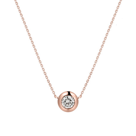 Diamond necklace Sparkling Drop