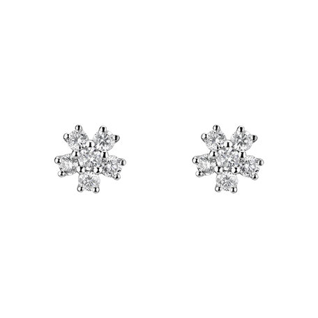 Diamond earrings Sparkless