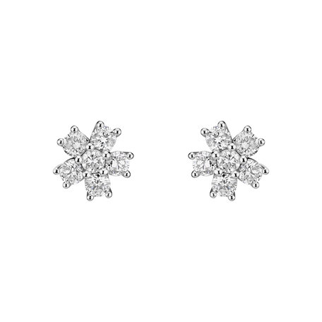 Diamond earrings Sparkless