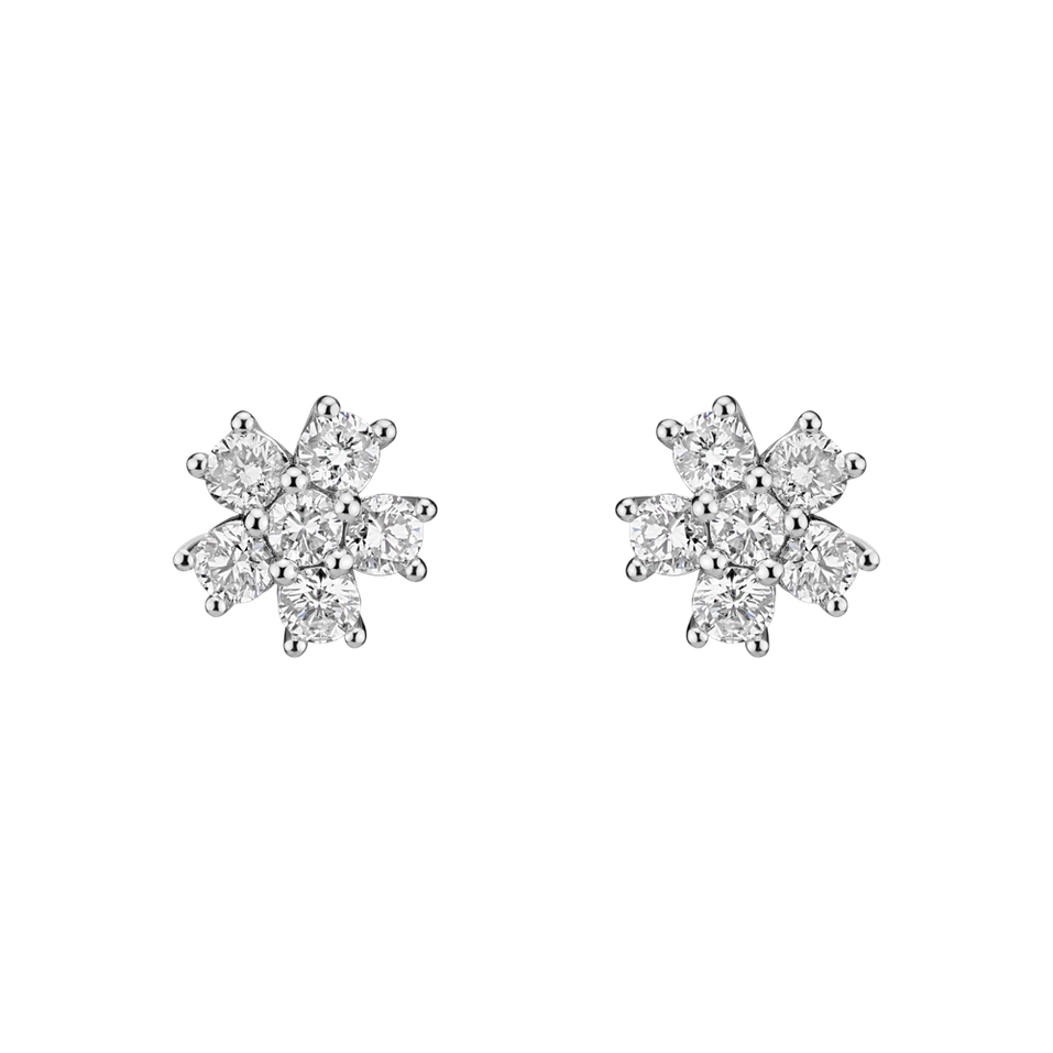 Diamond earrings Sparkless