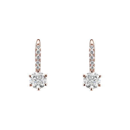 Diamond earrings Sparkless