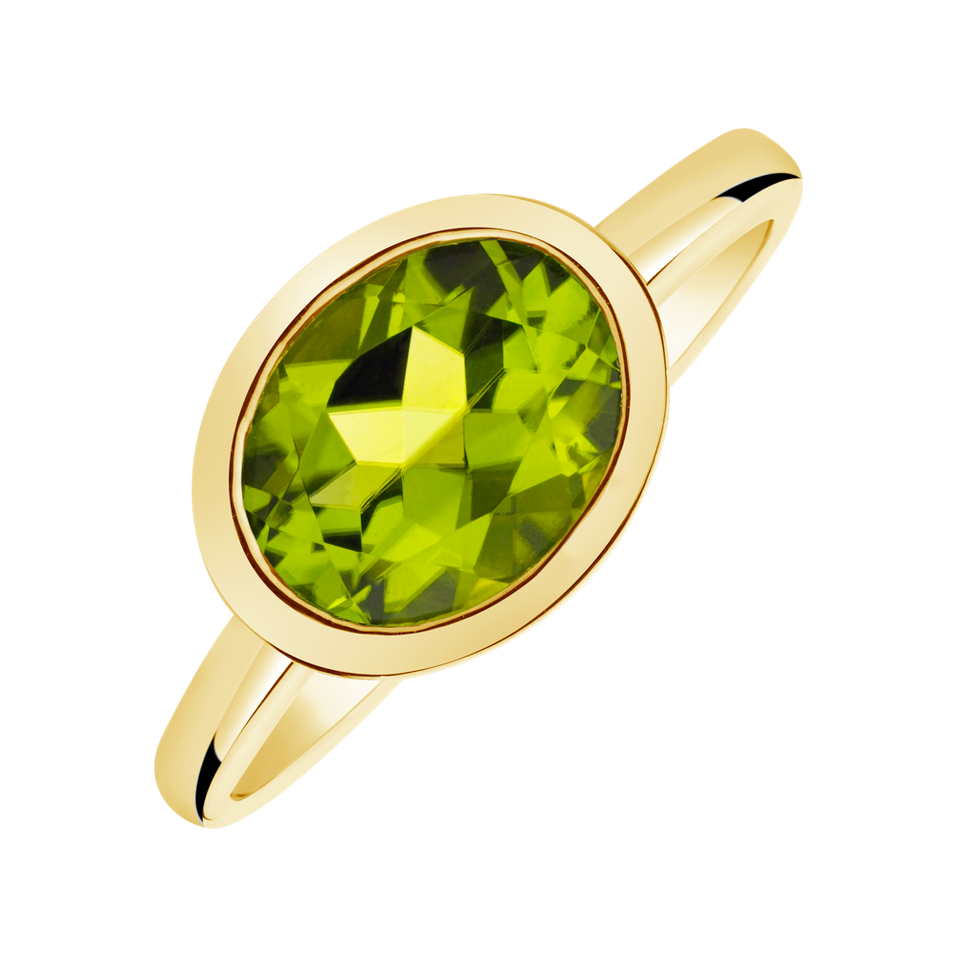 Ring with Peridot Bonbon