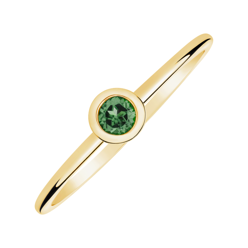 Ring with Emerald Bonbon