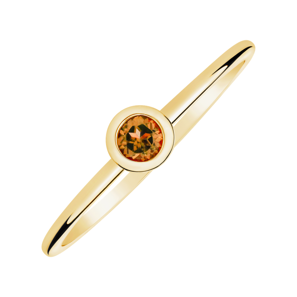 Ring with Citrine Madeira Bonbon