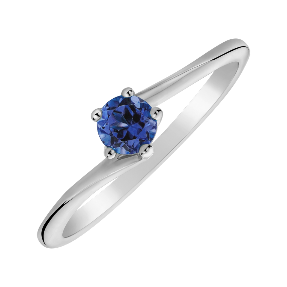 Ring with Tanzanite Bonbon