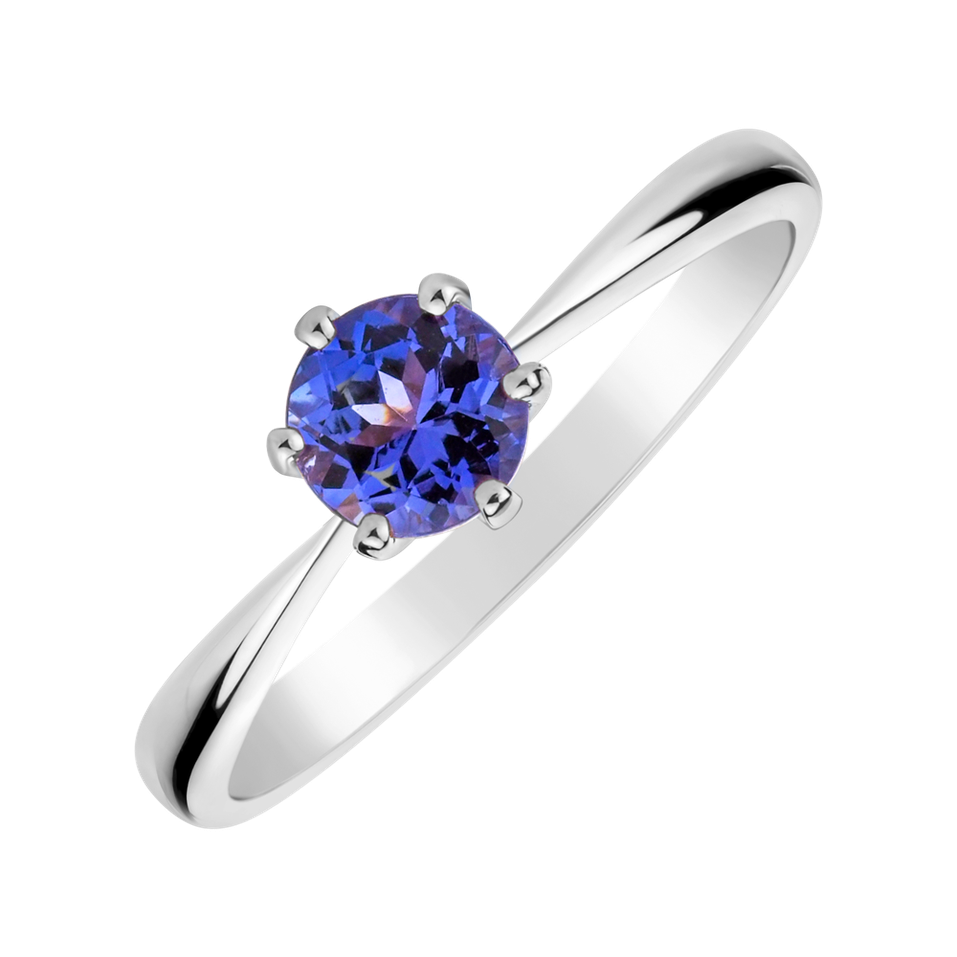 Ring with Tanzanite Bonbon