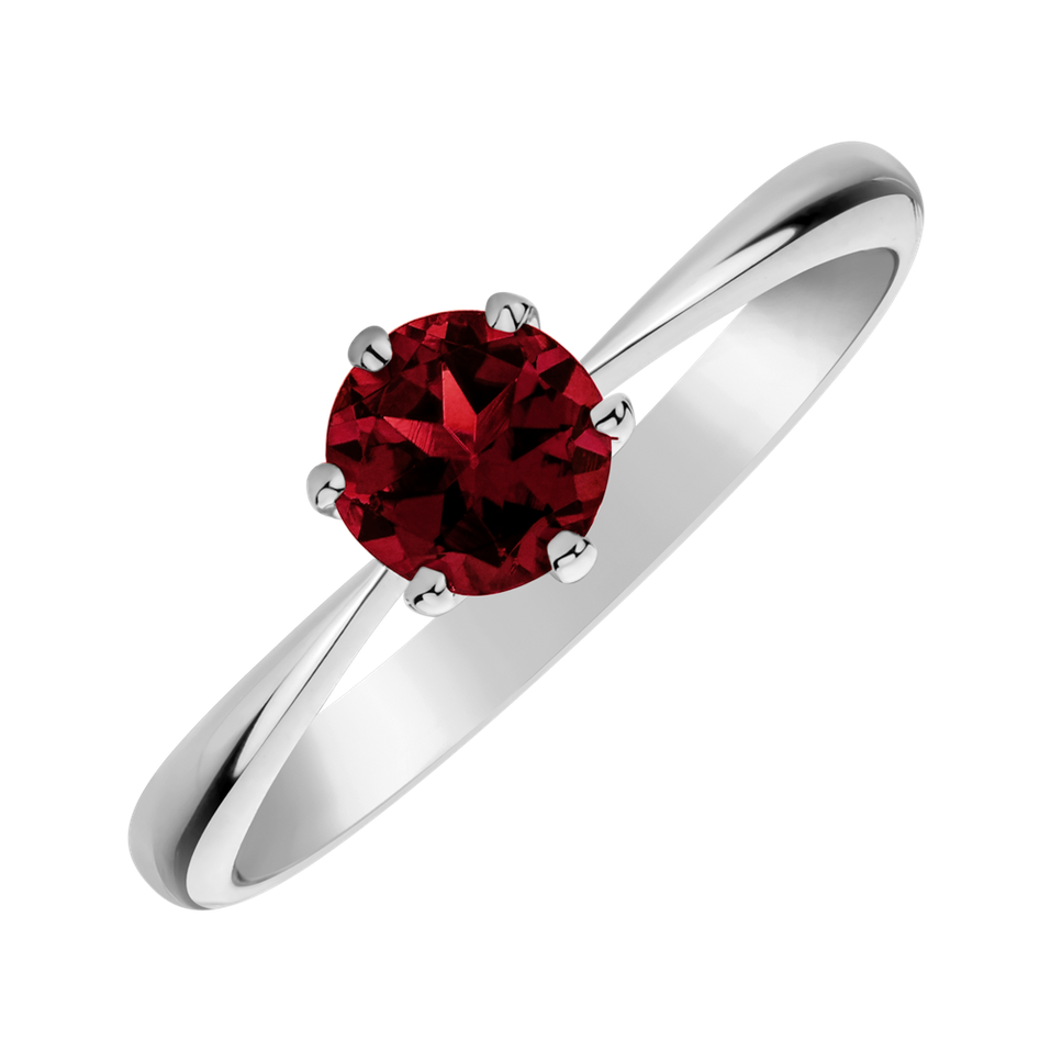 Ring with Ruby Bonbon