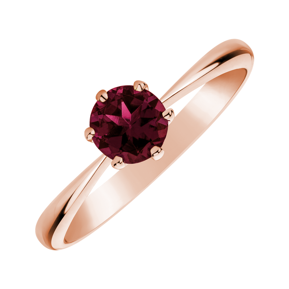 Ring with Rhodolite Bonbon