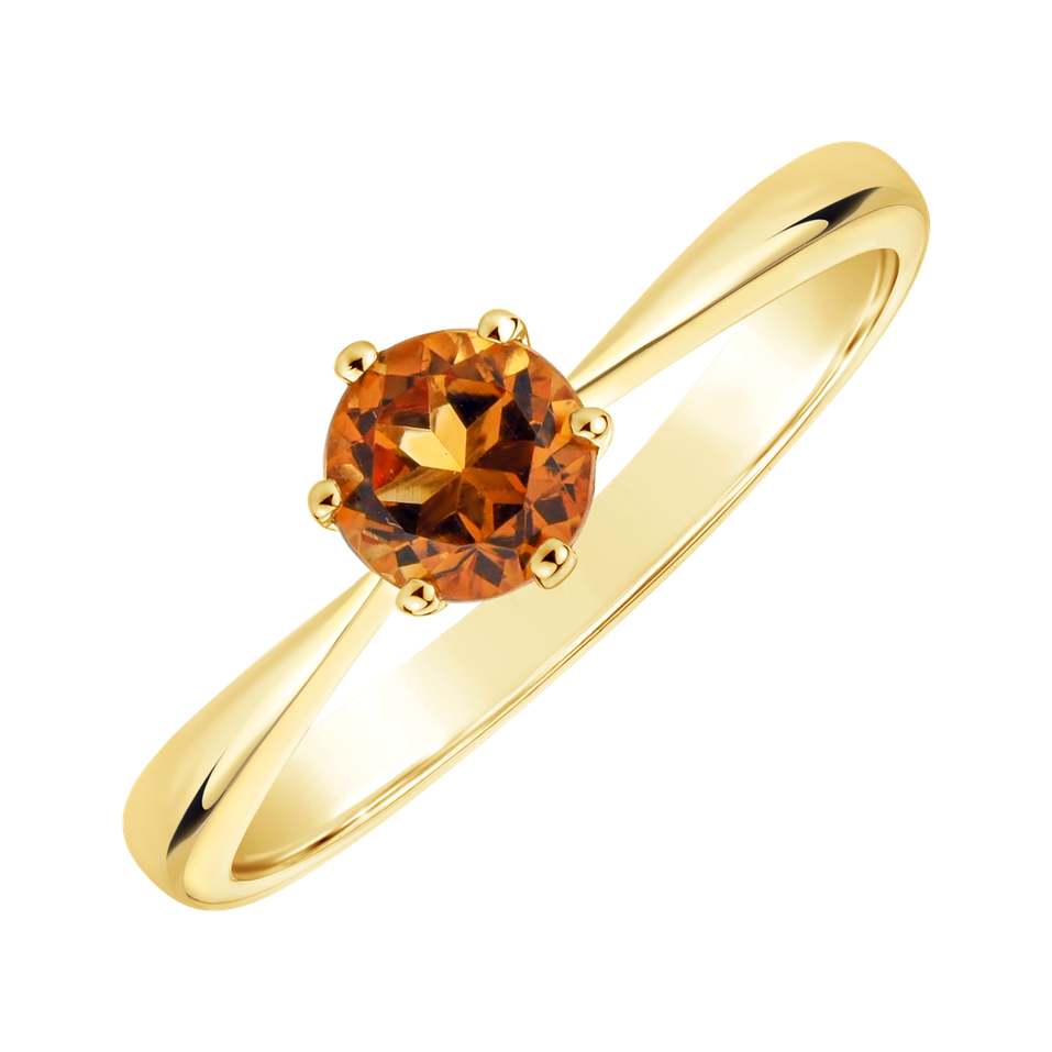 Ring with Citrine Madeira Bonbon