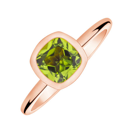 Ring with Peridot Bonbon