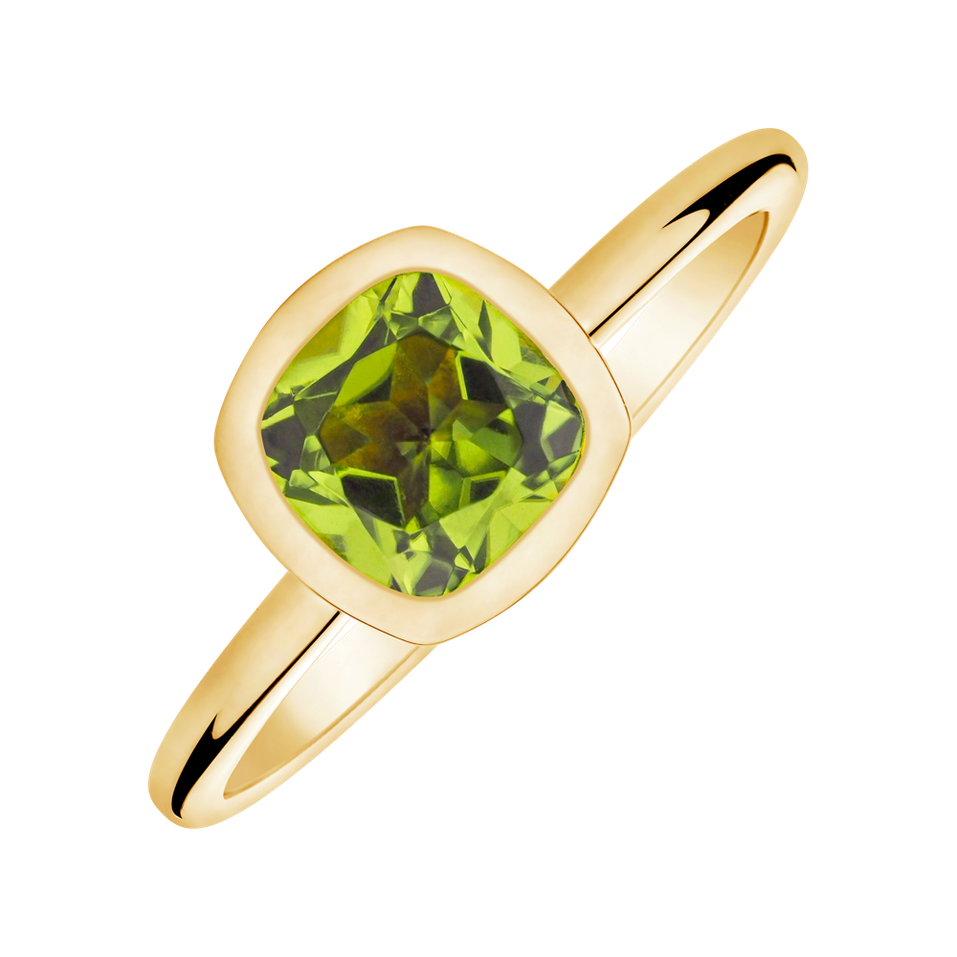 Ring with Peridot Space Bonbon