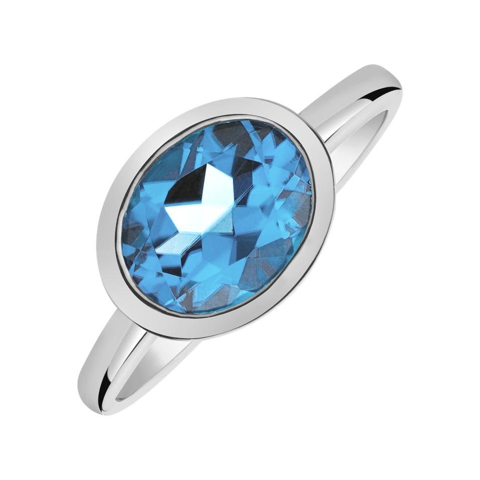 Ring with Topaz Swiss Bonbon