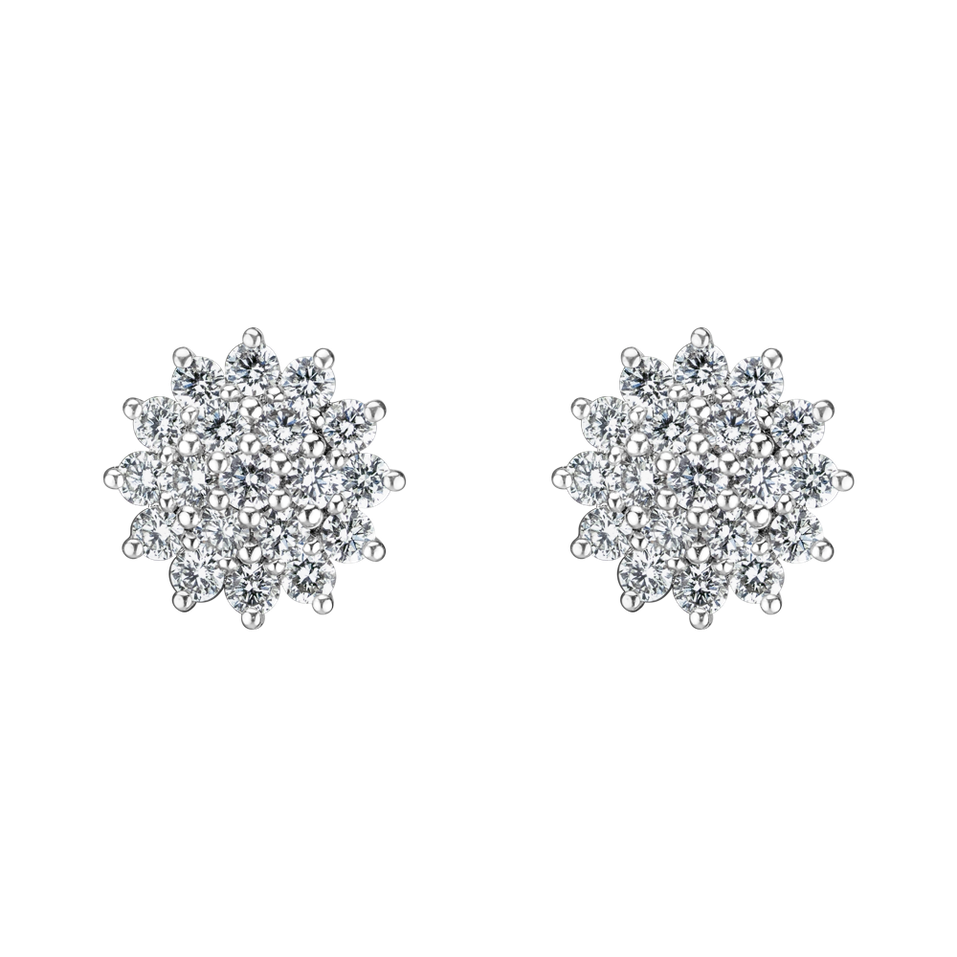 Diamond earrings Delicate Star