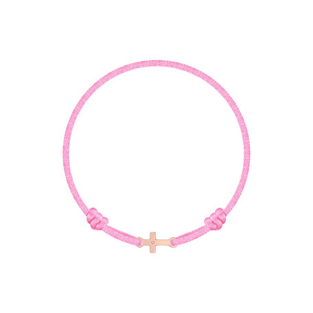 Children's diamond bracelet Tiny Cross