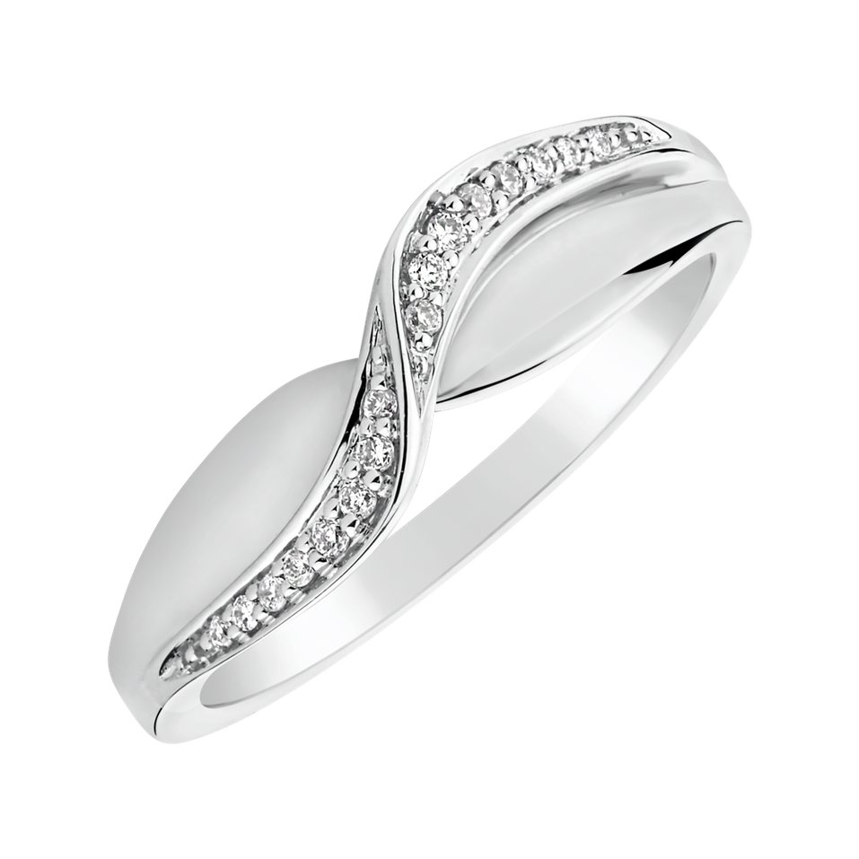 Diamond ring Eternity Sea