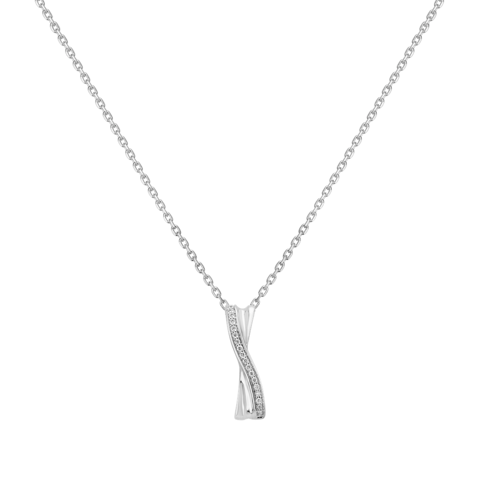 Diamond pendant Shiny Ribbon