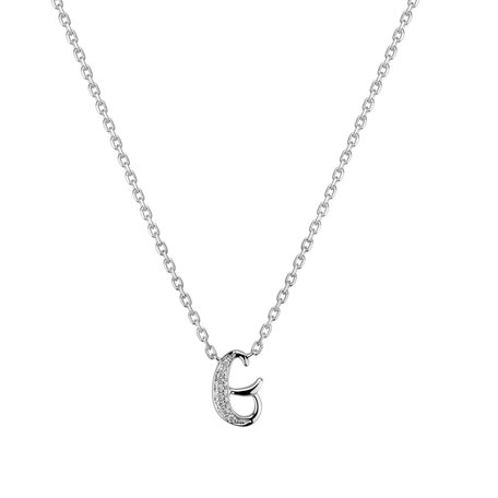 Diamond necklace Curly Diamonds G