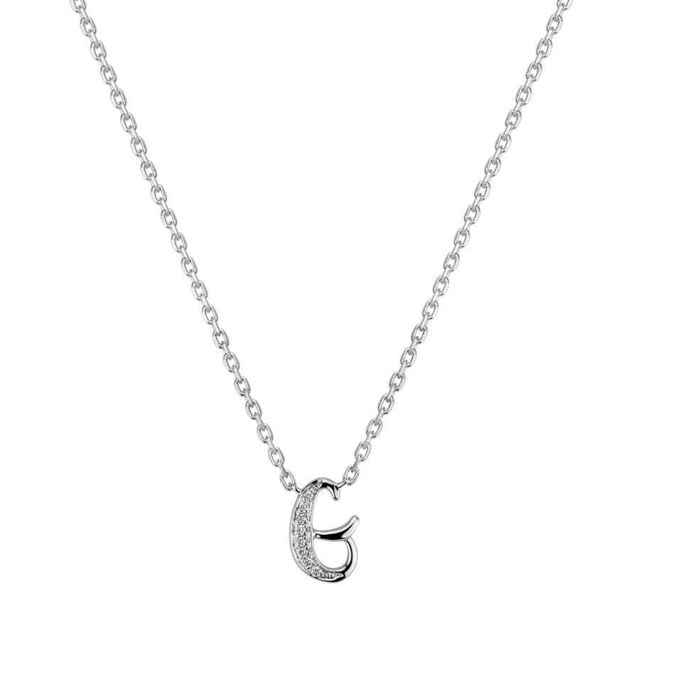 Diamond necklace Curly Diamonds G