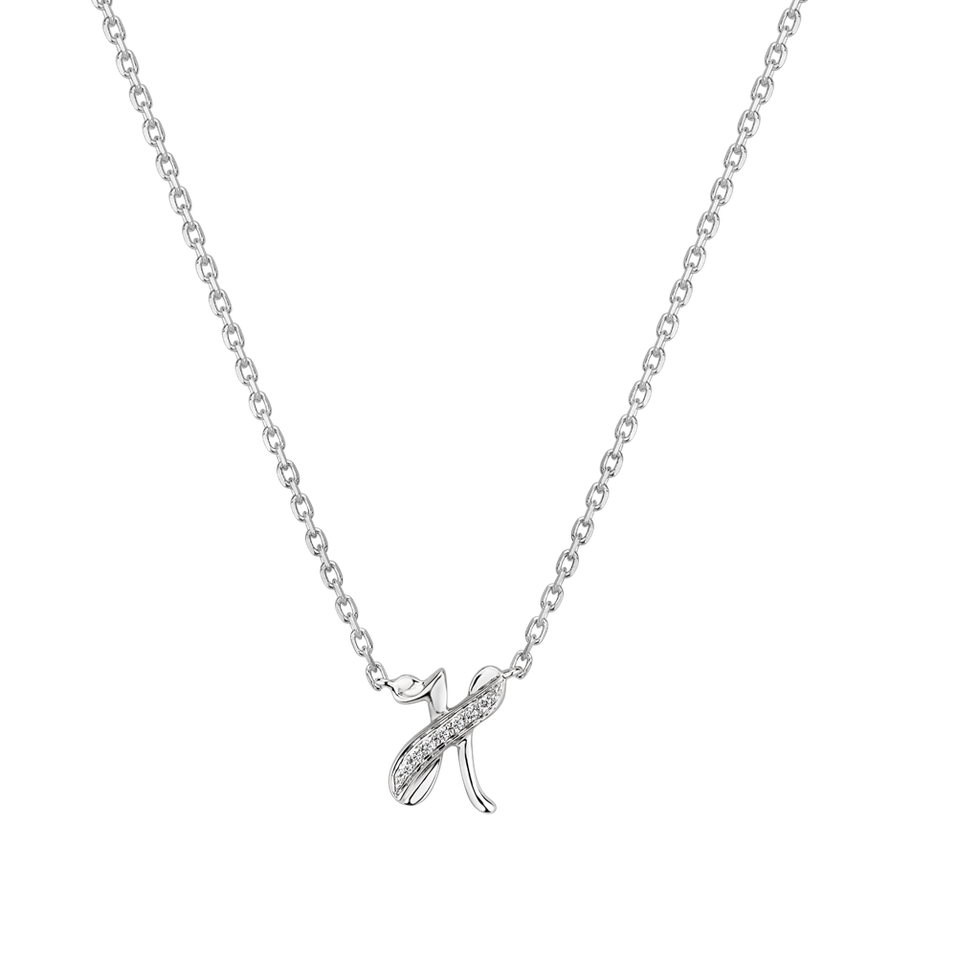 Diamond necklace Curly Diamonds H