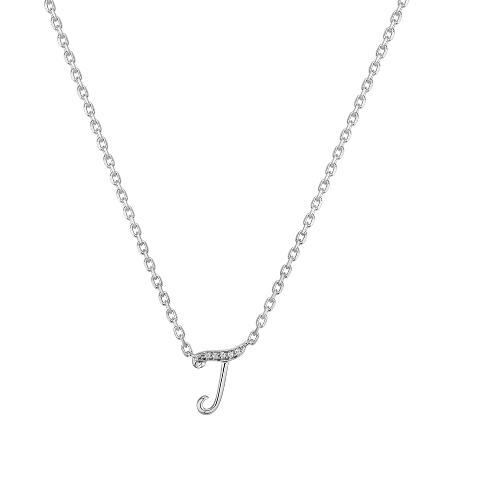 Diamond necklace Curly Diamonds J