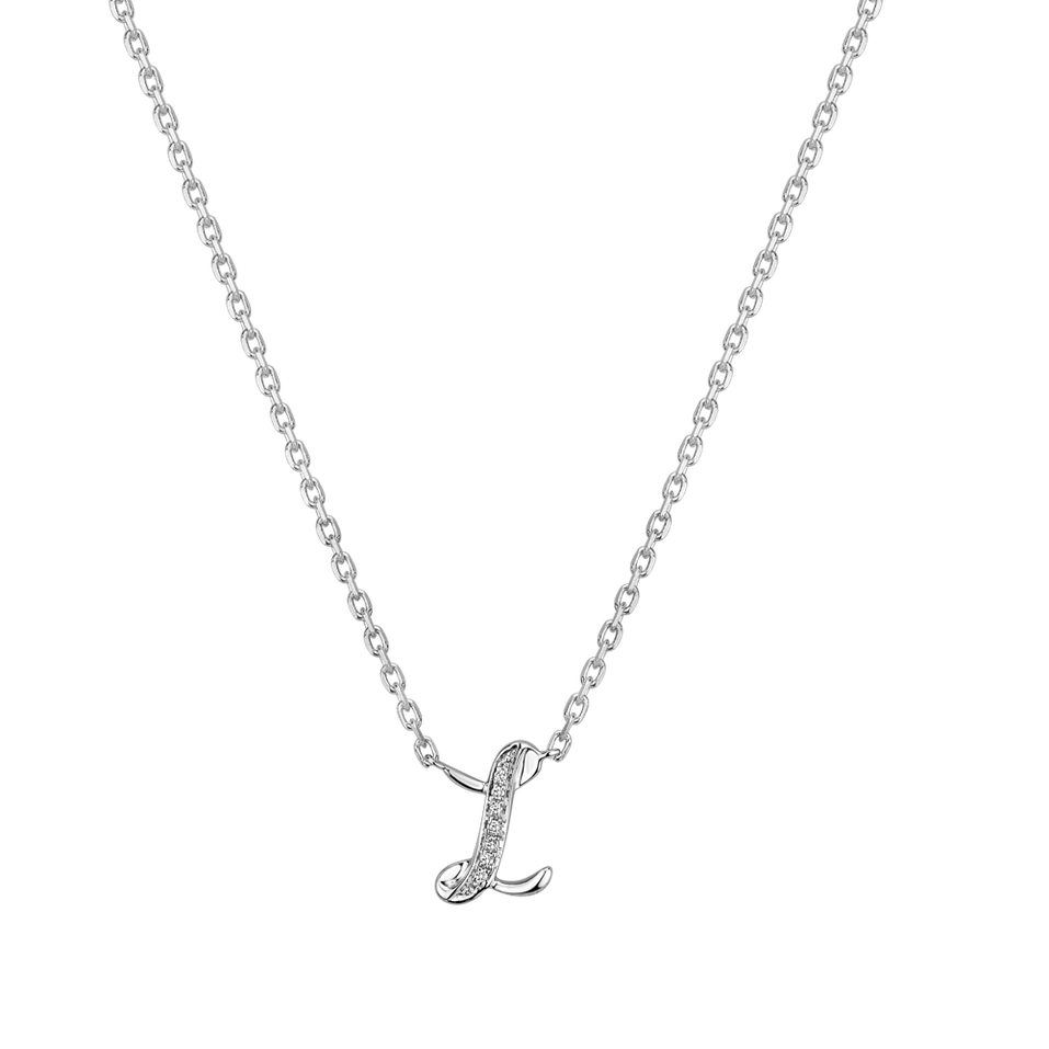 Diamond necklace Curly Diamonds L