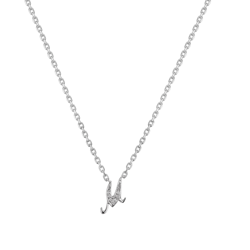 Diamond necklace Curly Diamonds M